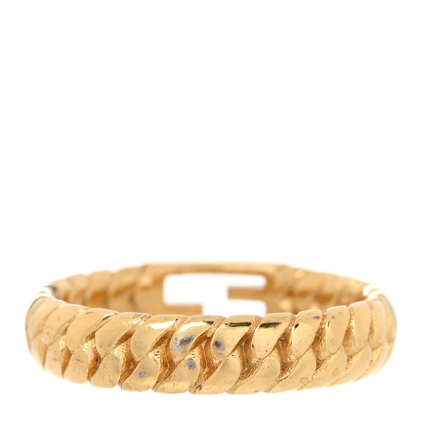 Metal Baguette Ring L 57/8 Gold
