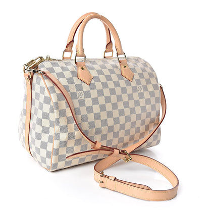 Louis Vuitton Damier Azur Speedy Bandouliere 30 3 of 12