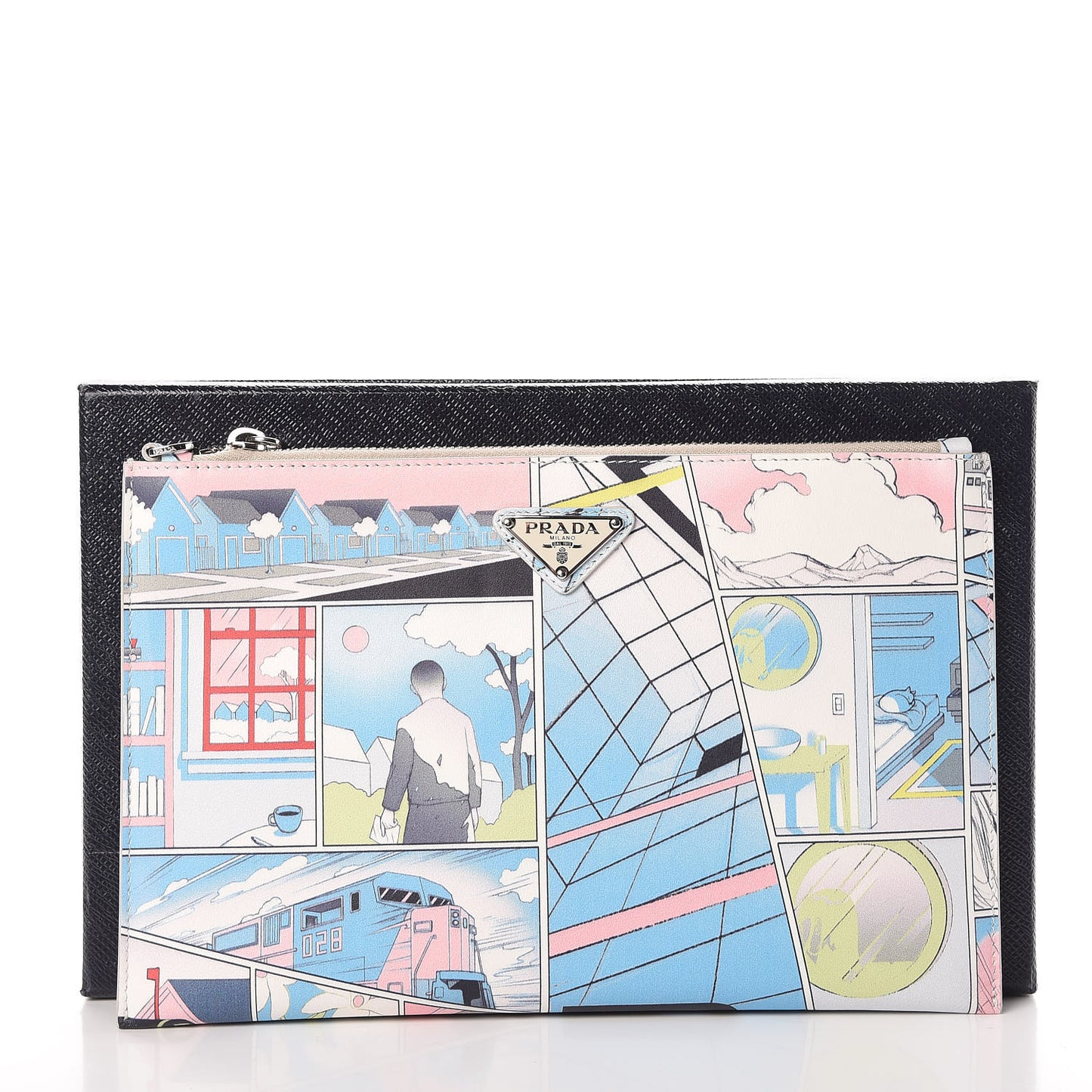 X JAMES JEAN Vitello Comics Clutch Azzurro