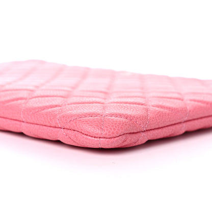 Chanel Caviar Quilted Large Cosmetic Case Rose Pink 9 of 11