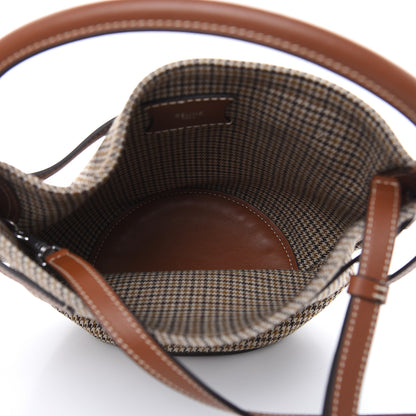 Celine Smooth Calfskin Tweed Nano Big Bag Bucket Tan 5 of 10