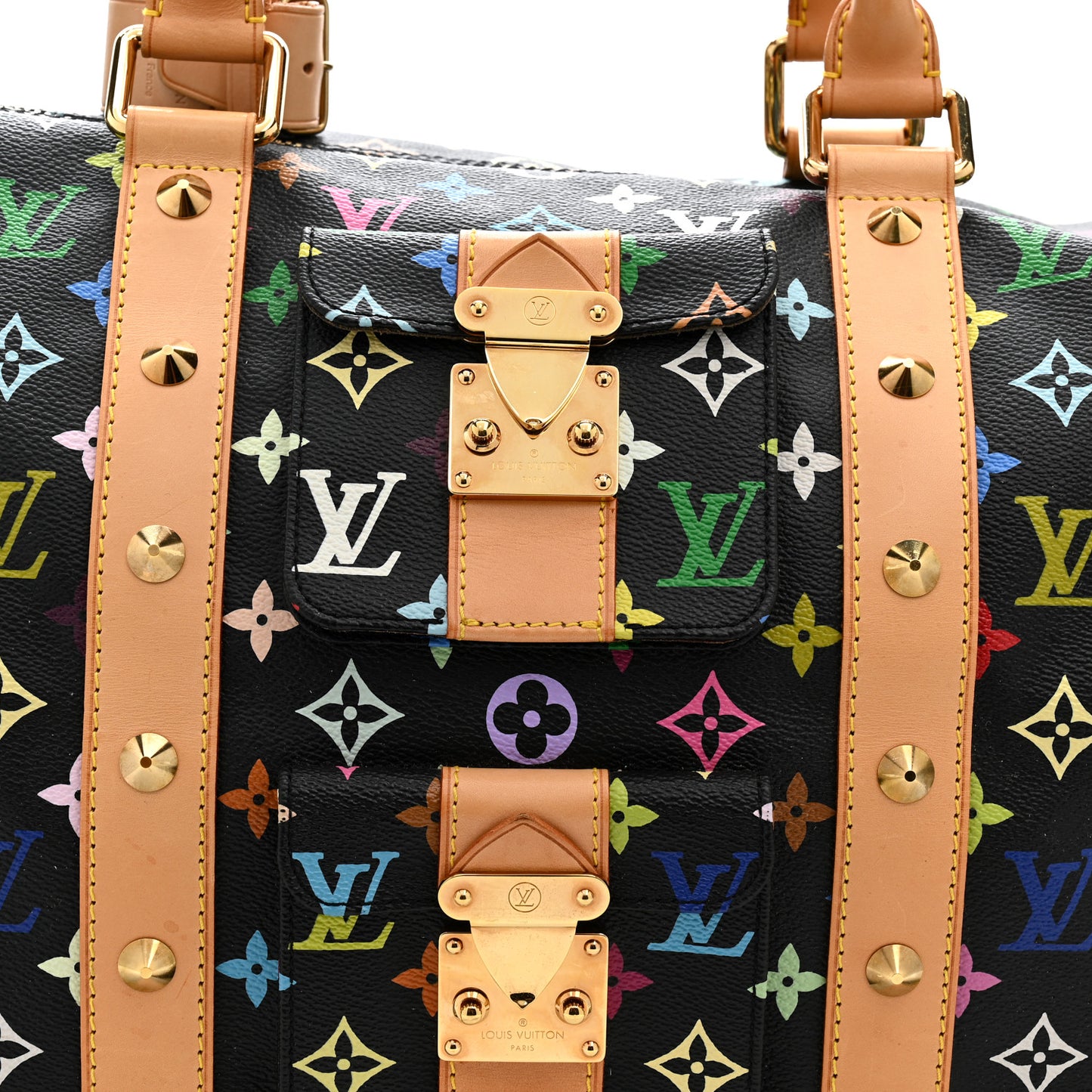 Monogram Multicolor Keepall 45 Black