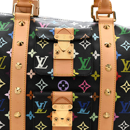 Louis Vuitton Monogram Multicolor Keepall 45 Black 7 of 11
