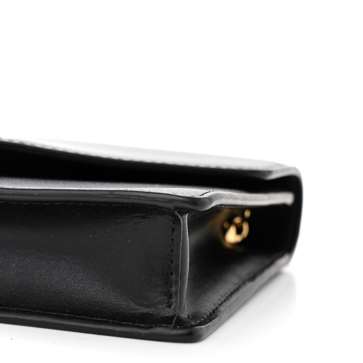Fendi Vitello Liberty Lucido F is Fendi Medium Envelope Wallet on Chain Black 10 of 10