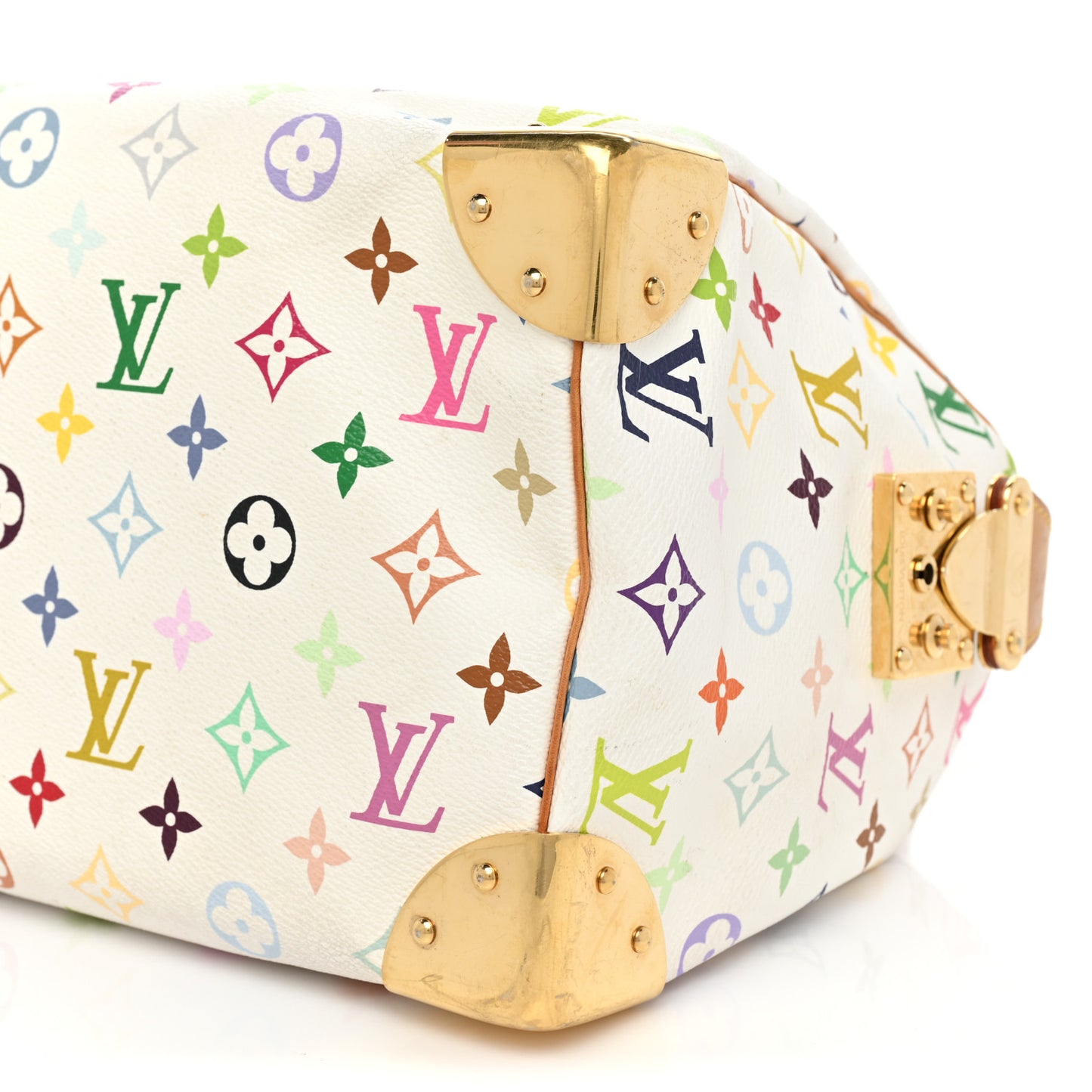 Monogram Multicolor Speedy 30 White