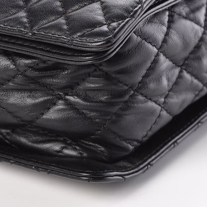 Chanel Calfskin Tweed Enchained XL Boy Flap Black 9 of 9