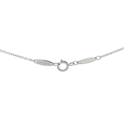 Tiffany Platinum Diamond .12ct Elsa Peretti Diamonds by the Yard Pendant Necklace 4 of 5