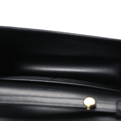 Celine Shiny Calfskin Triomphe Margo Wallet on Chain Black 5 of 10
