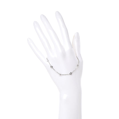 Cartier 18K White Gold 7 Diamond D'Amour Station Bracelet 2 of 4