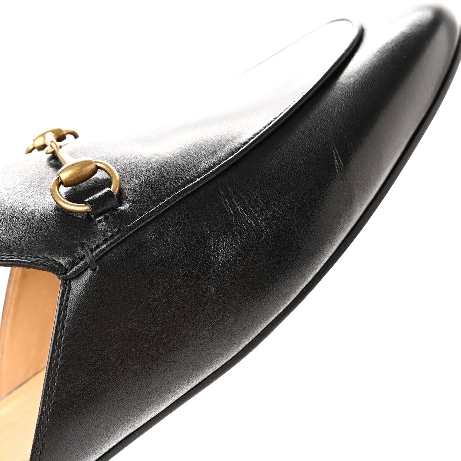 Gucci Calfskin Womens Princetown Slippers 41 Black 11 of 12
