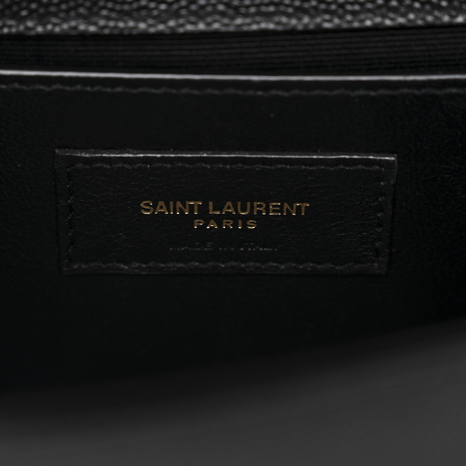 Saint Laurent Grain De Poudre Small Classic Monogram Kate Tassel Satchel Black 6 of 11