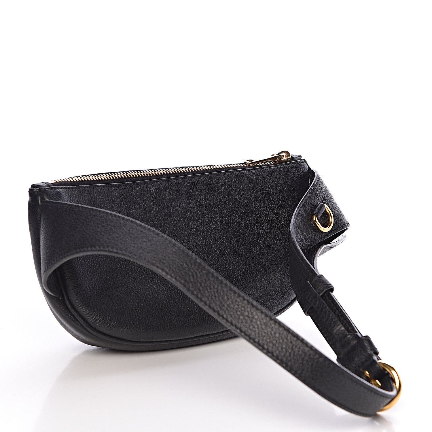 Prada Vitello Daino Small Belt Bag Black 3 of 11