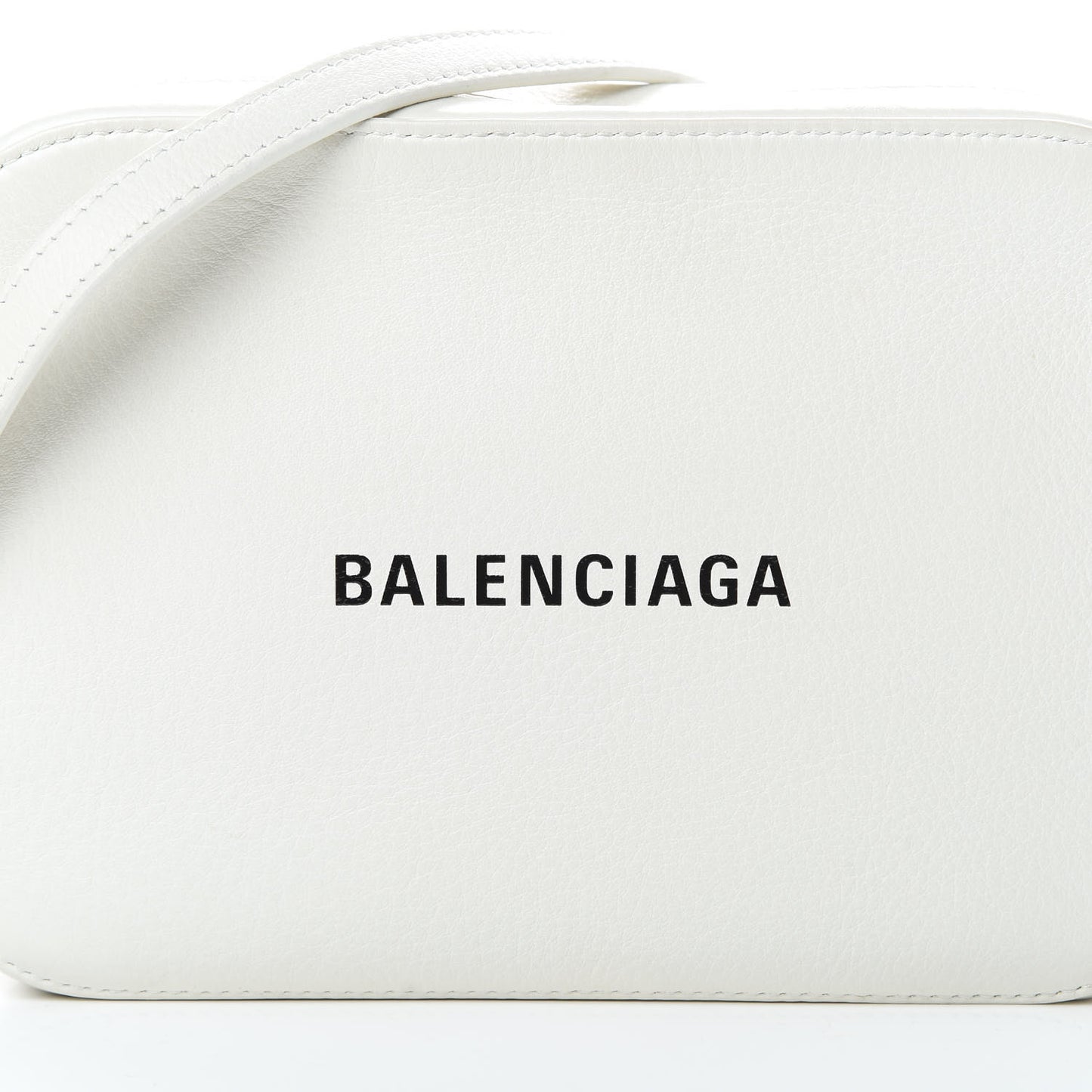Calfskin Logo S Everyday Camera Bag White