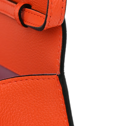 Versace Grained Calfskin La Medusa Crossbody Bag Orange 12 of 12