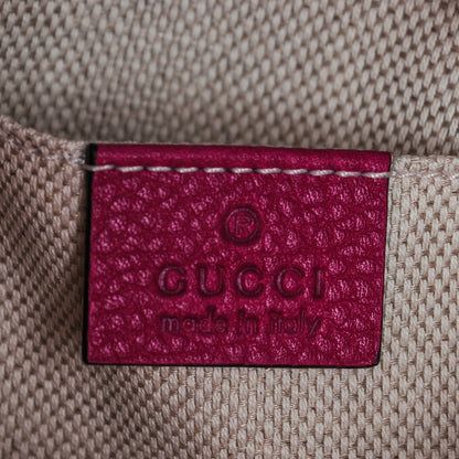 Gucci Cellarius Calfskin Small Soho Disco Bag Bright Bouganville 6 of 6