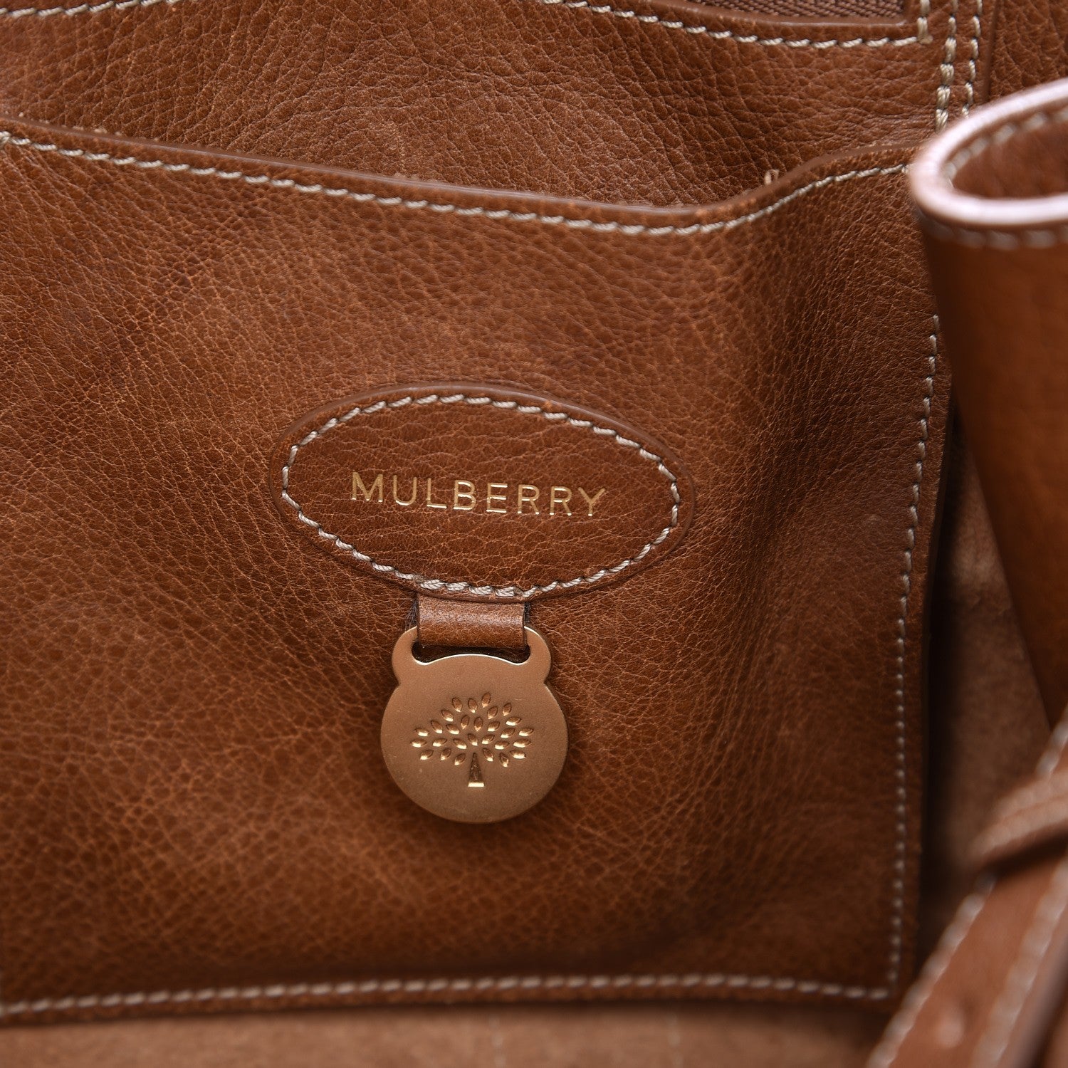Mulberry Natural Leather Bayswater Oak 8 of 11