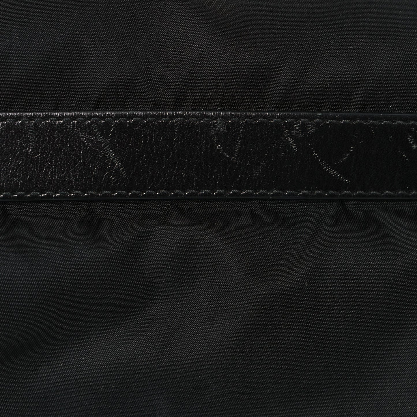 Nylon Vela Messenger Bag Black