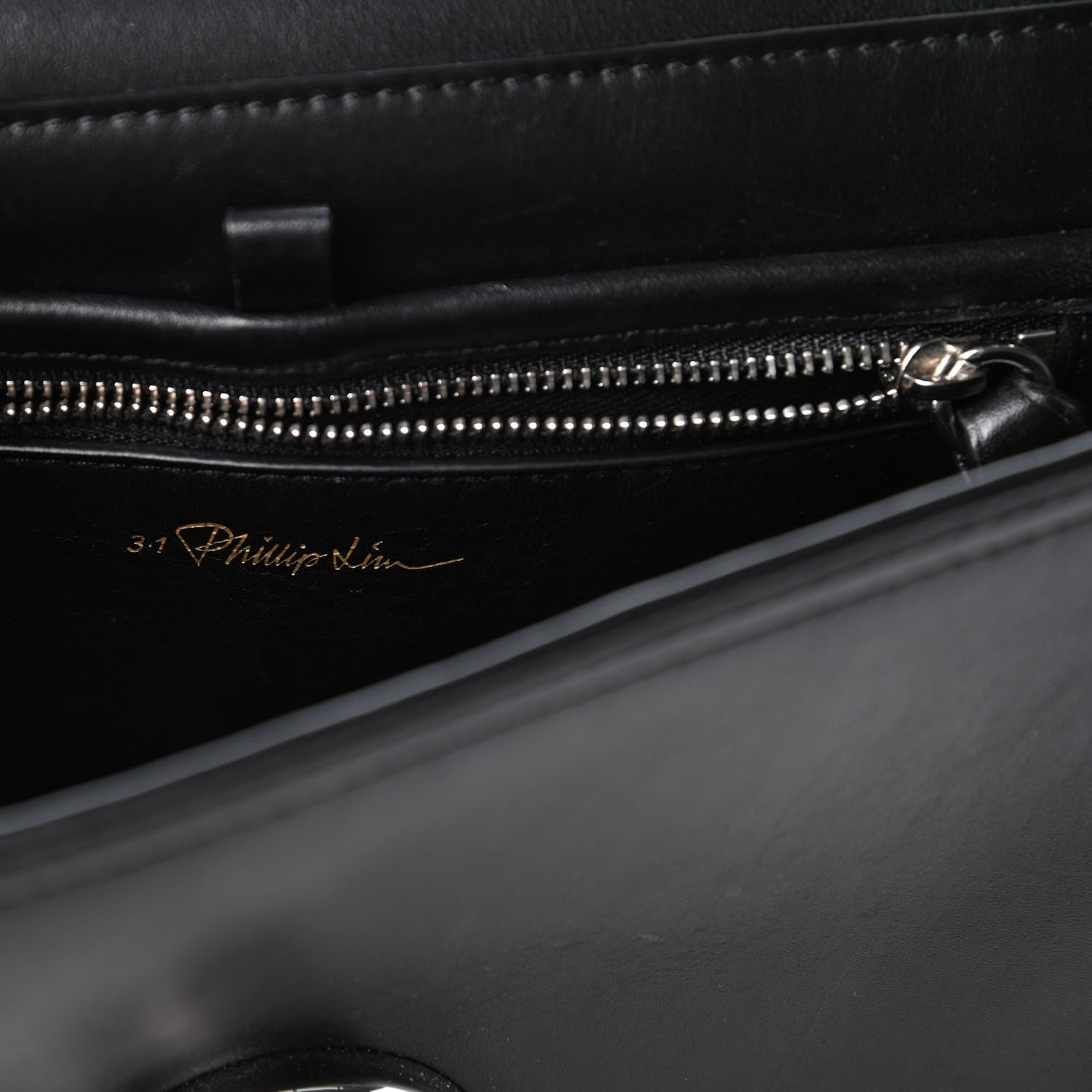 3.1 Phillip Lim Calfskin Alix Saddle Crossbody Bag Black 8 of 9