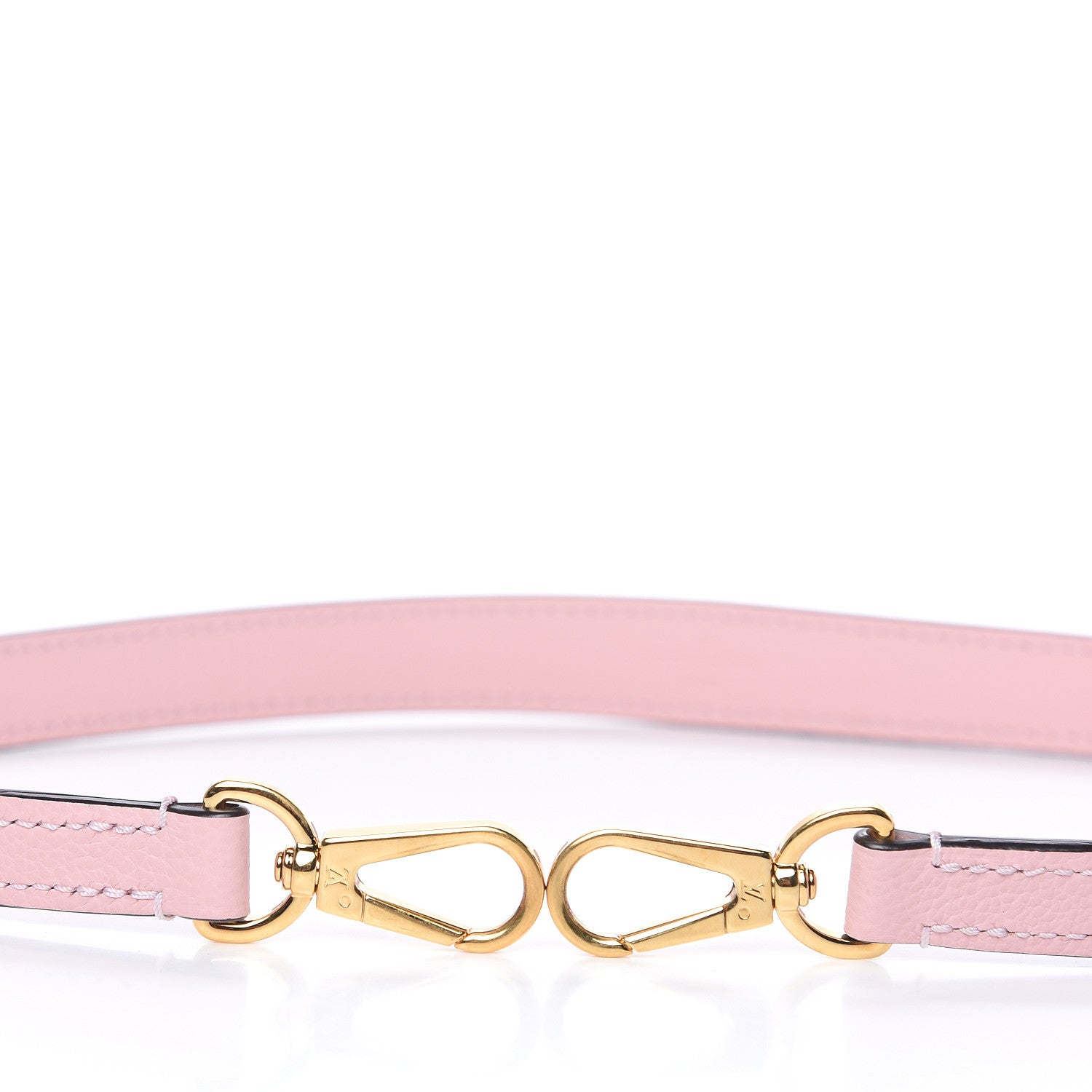 Louis Vuitton Calfskin Montaigne Shoulder Strap Rose Ballerine 3 of 4