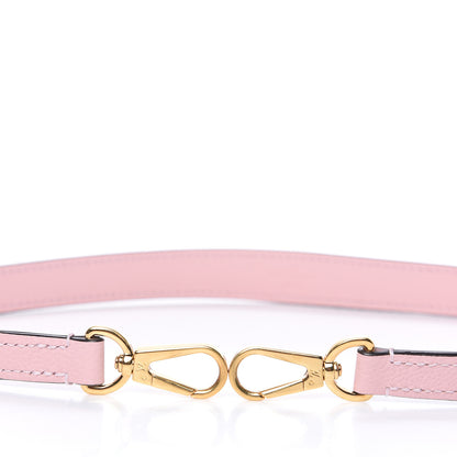 Louis Vuitton Calfskin Montaigne Shoulder Strap Rose Ballerine 3 of 4