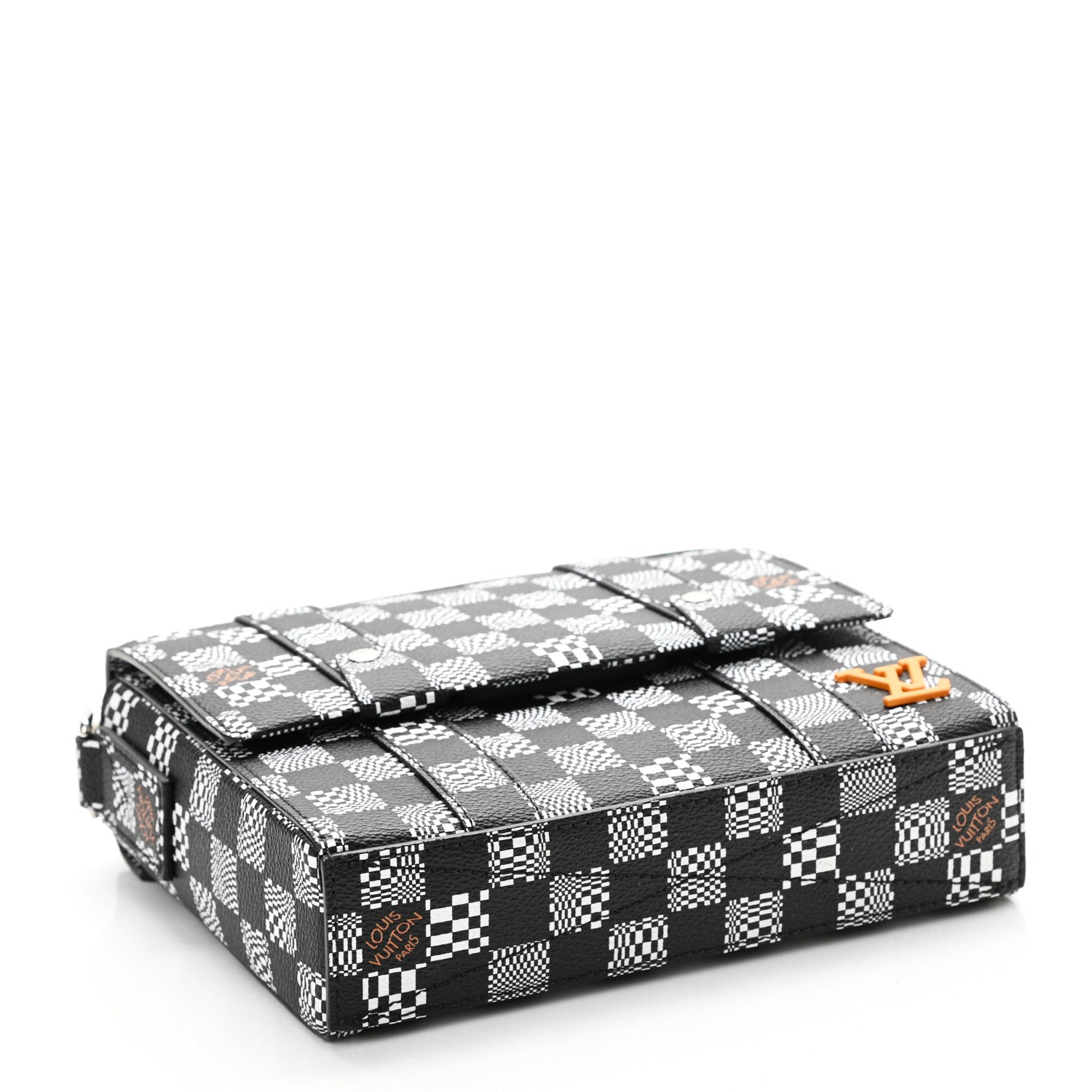 Louis Vuitton Damier Distorted Flap Soft Trunk Messenger 4 of 10