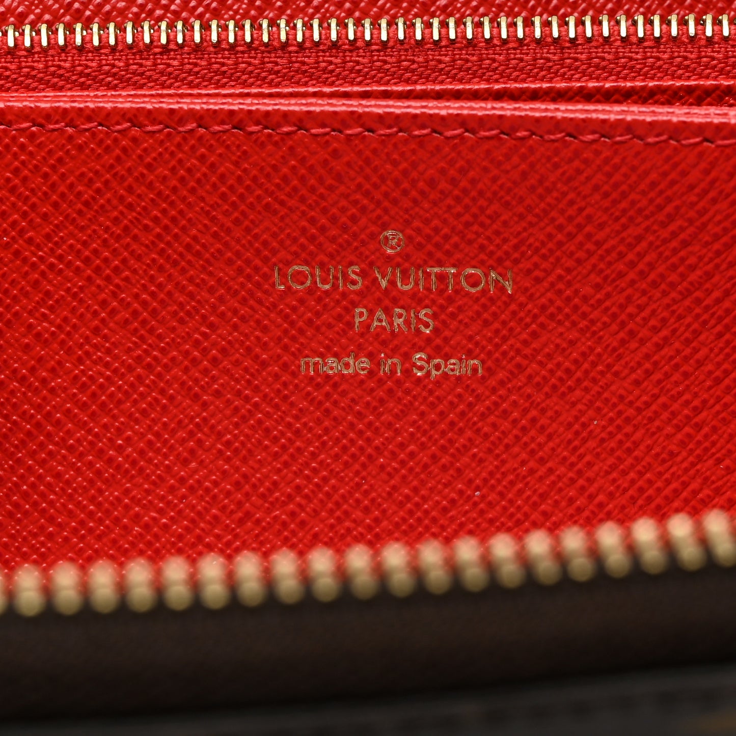 Monogram Zippy Wallet Coquelicot