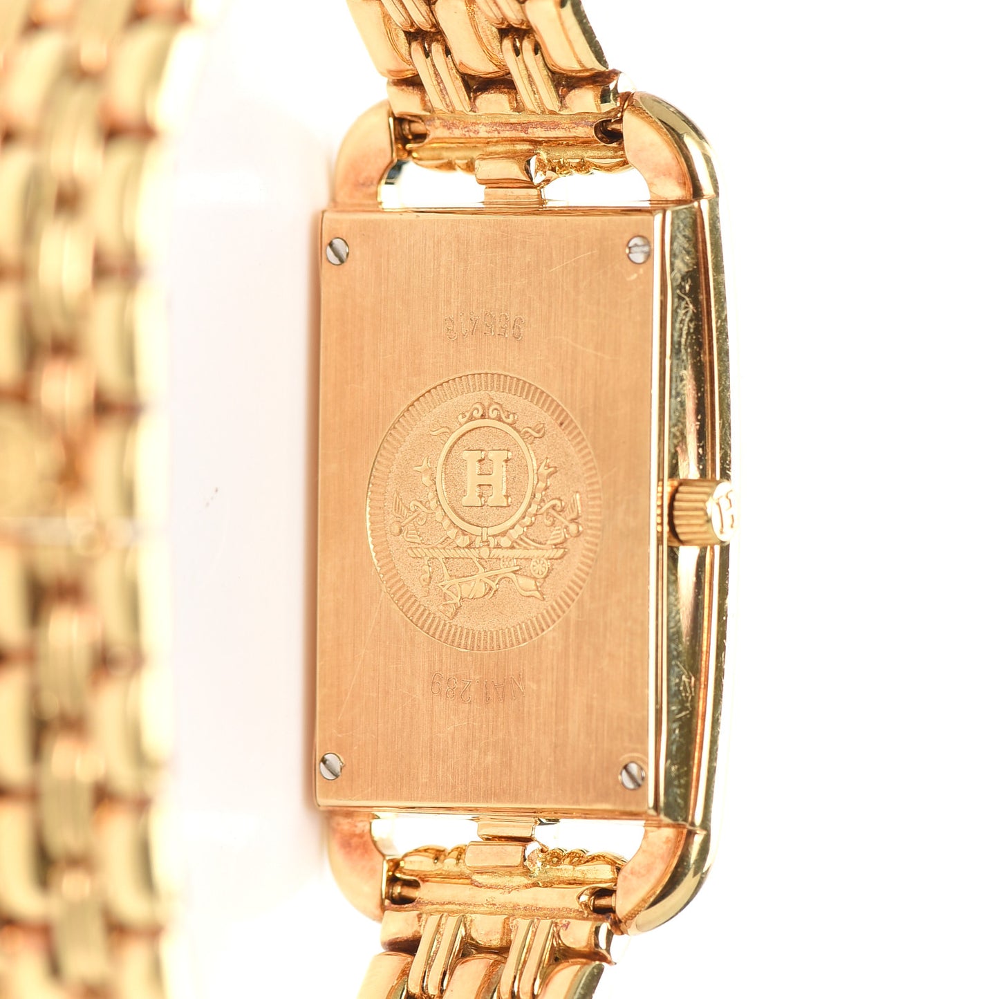 18K Yellow Gold Diamond Mother of Pearl 20mm Nantucket Quartz Watch