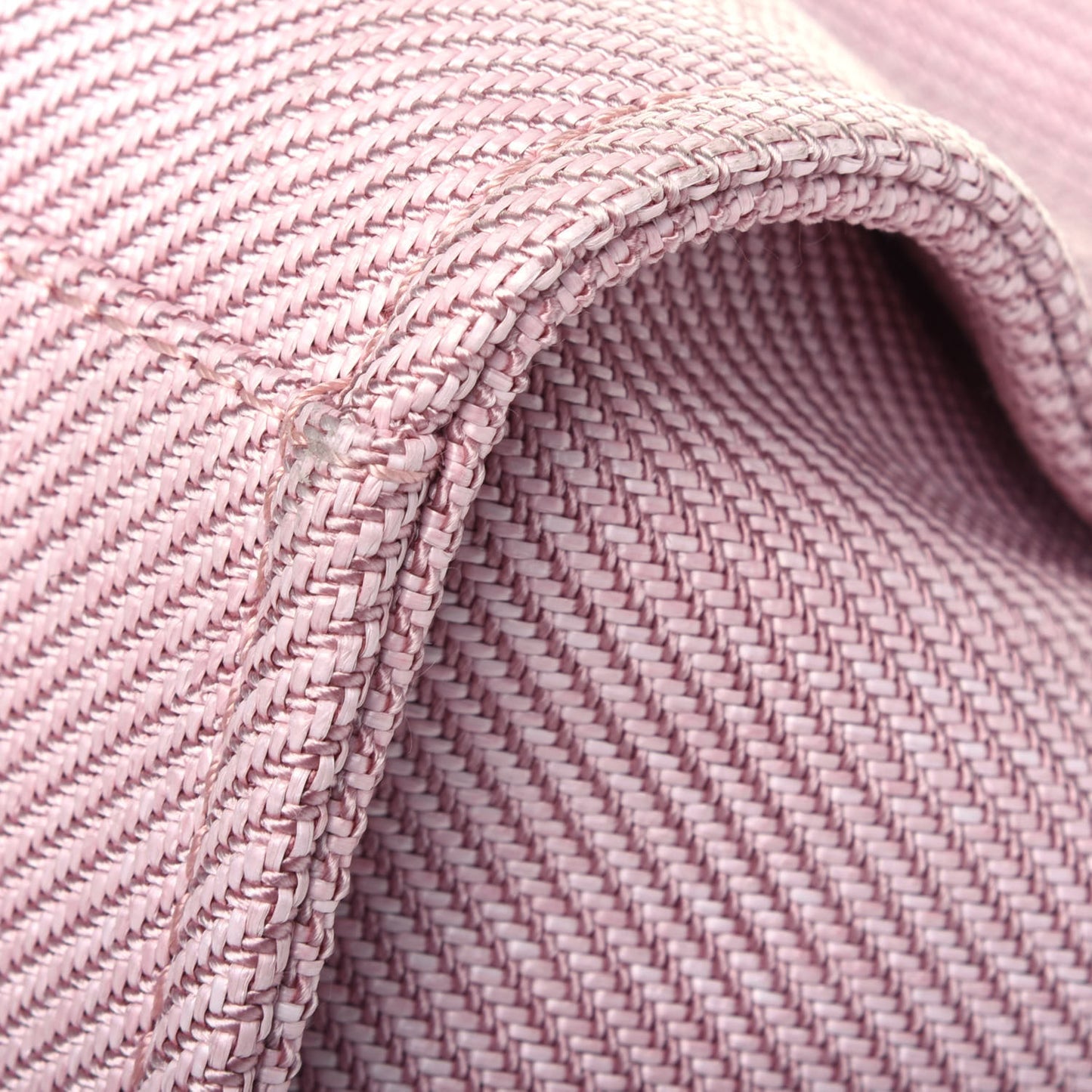 Mixed Fibers Calfskin Medium Deauville Tote Rose Pink