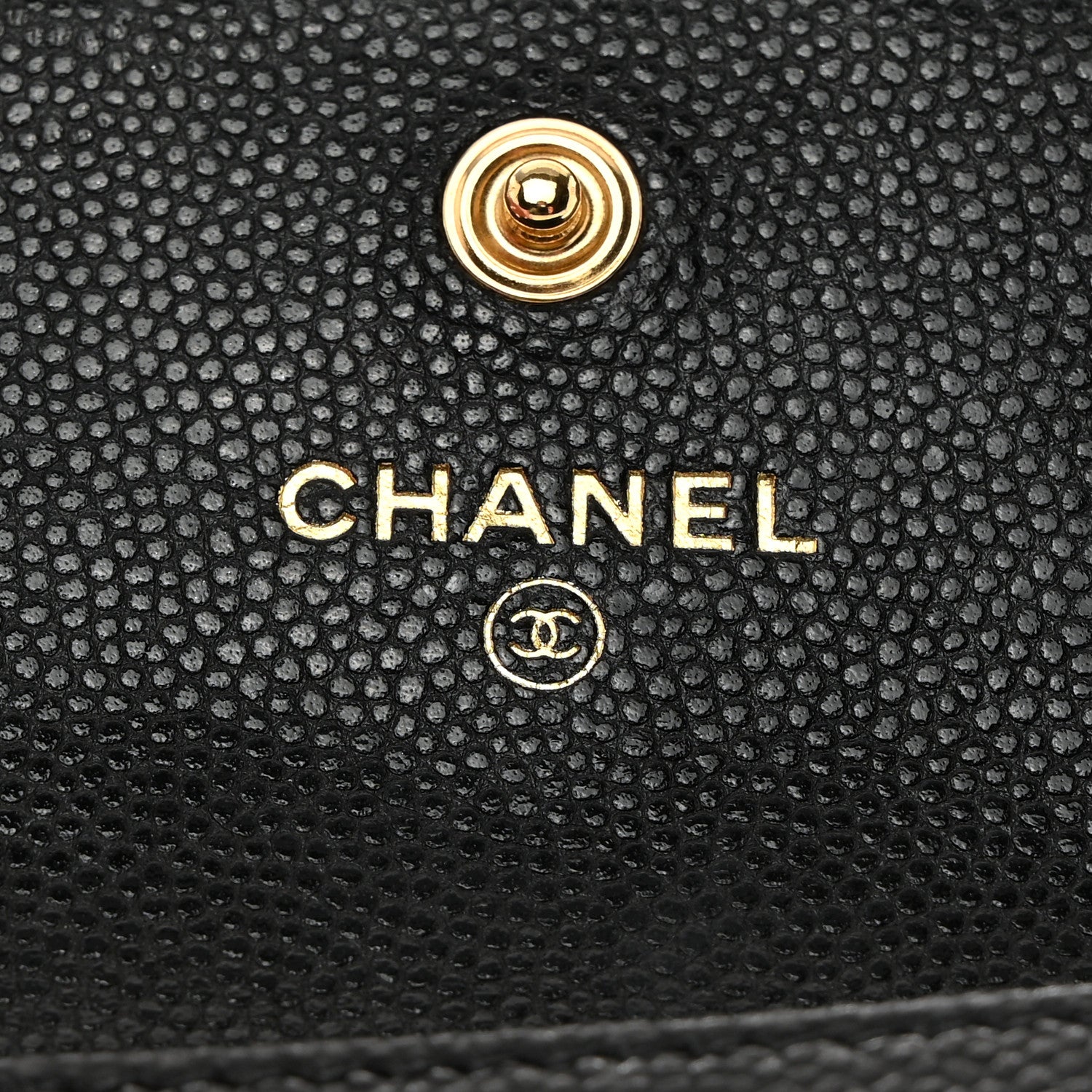 Chanel Caviar Quilted Boy Flap Card Holder Black 6 of 9