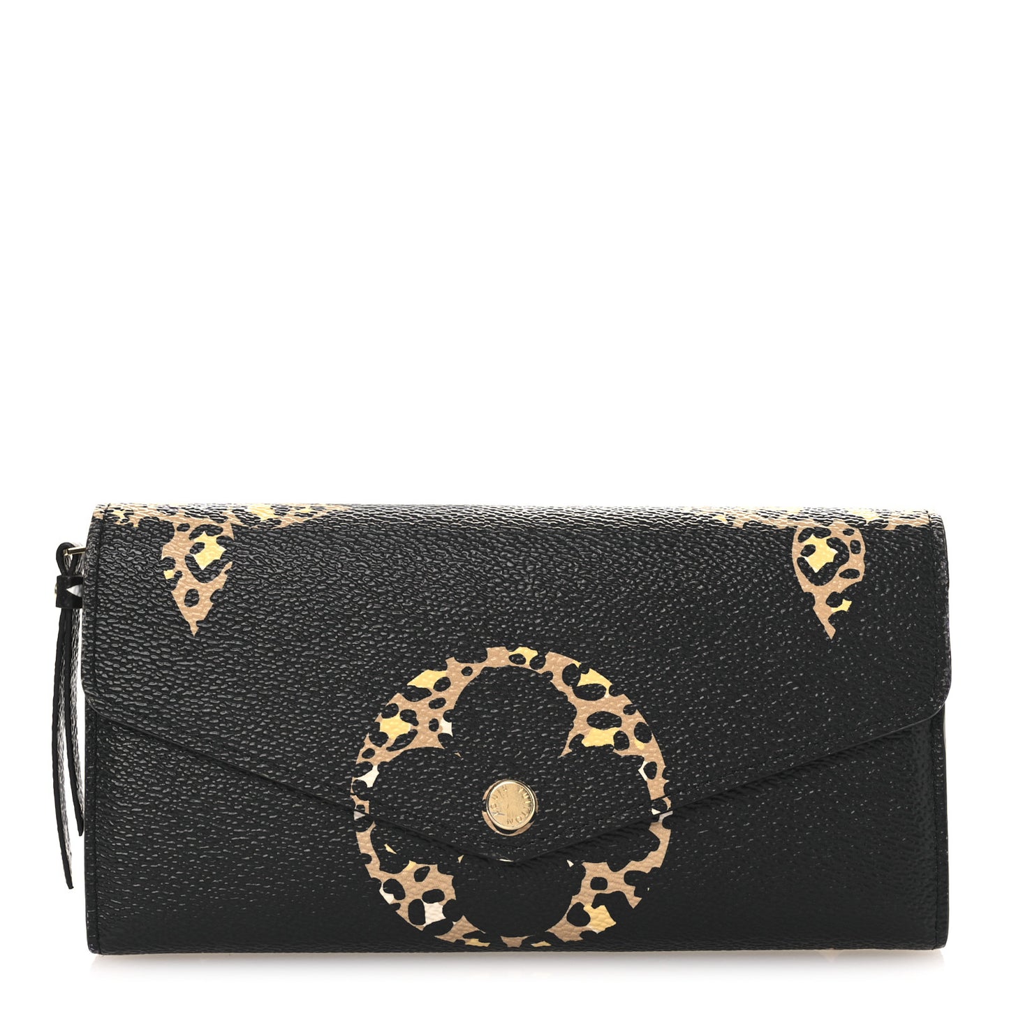 Monogram Giant Jungle Sarah Wallet Black