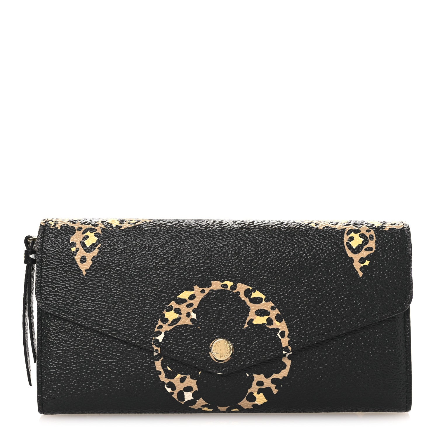 Louis Vuitton Monogram Giant Jungle Sarah Wallet Black 1 of 9