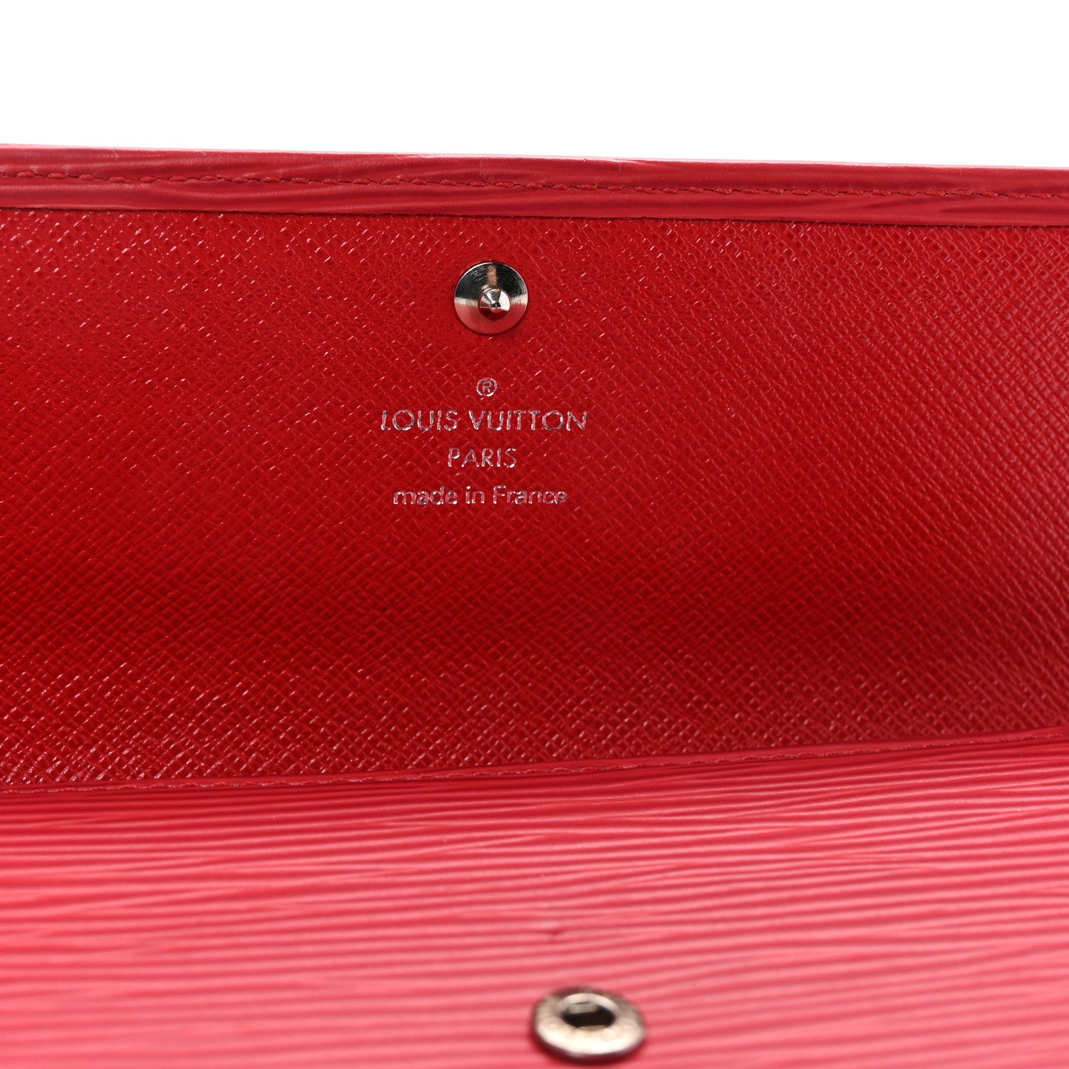 Louis Vuitton Epi Sarah Wallet Castillan Red 6 of 6