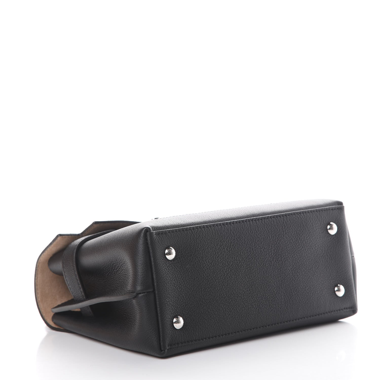 Louis Vuitton Calfskin Lockme Ever BB Black 3 of 10