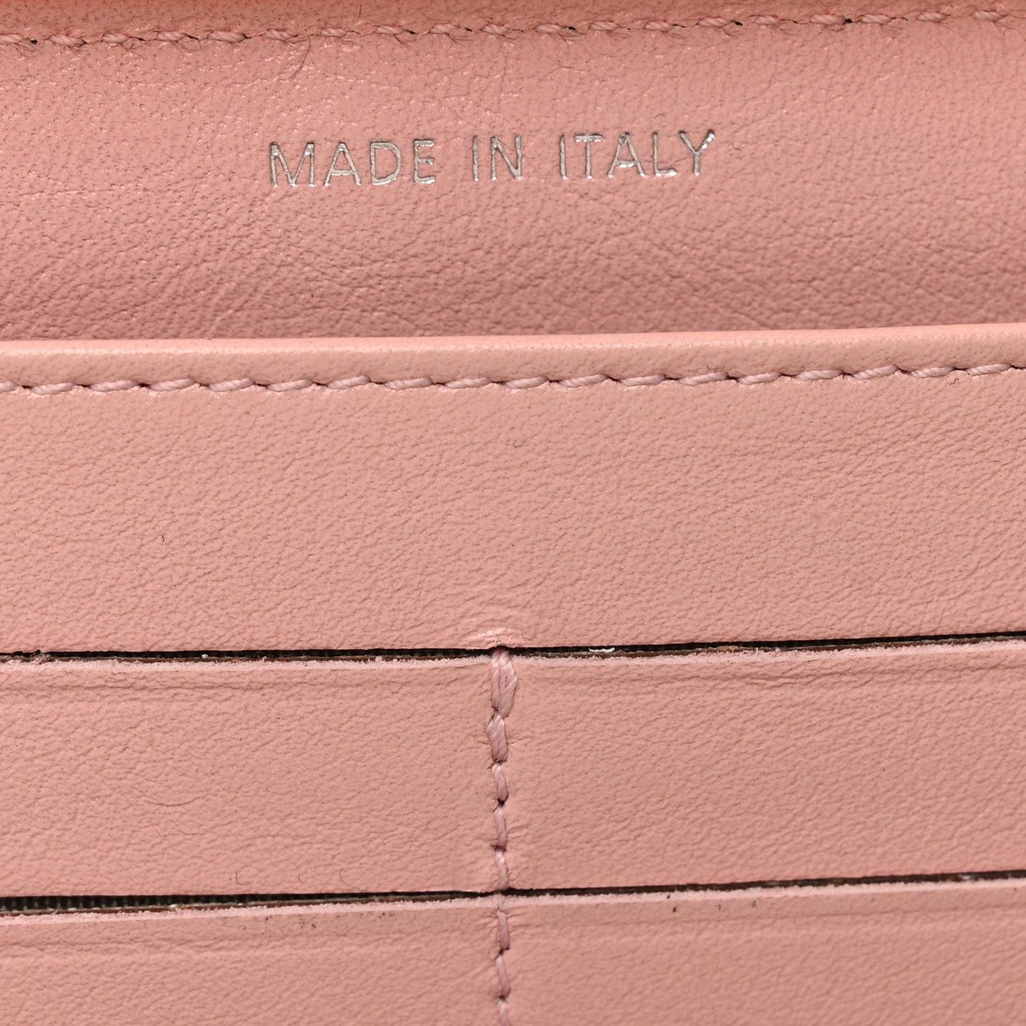Caviar Large Timeless CC Zip Around Wallet Pink