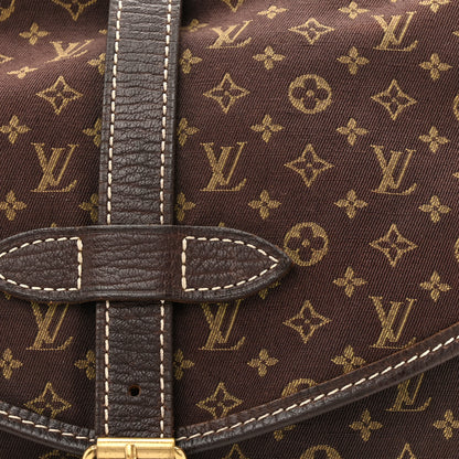 Louis Vuitton Monogram Mini Lin Saumur Ebene 8 of 13