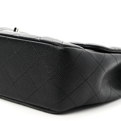 Chanel Caviar Quilted Jumbo Single Flap Black 9 of 9
