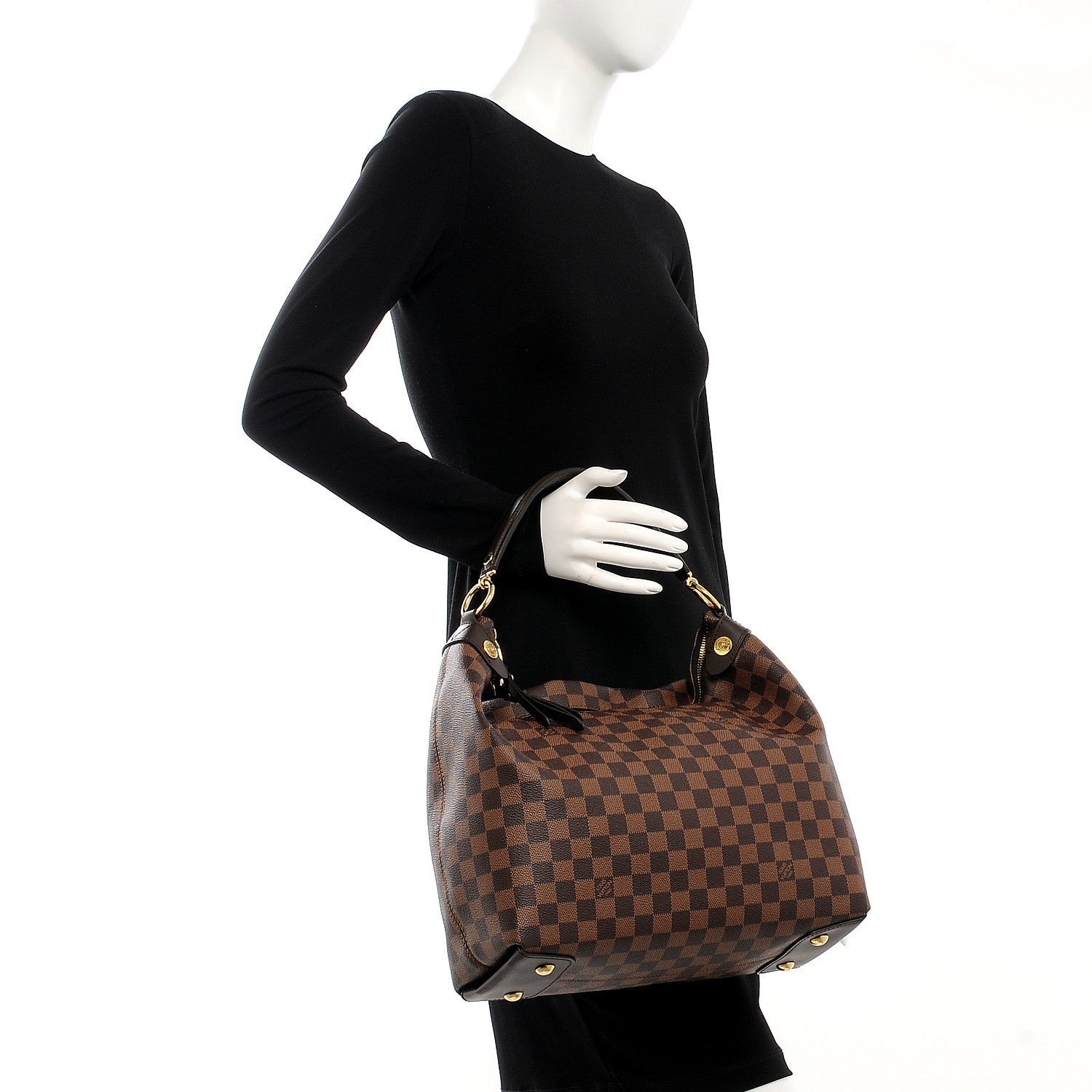 Louis Vuitton Damier Ebene Duomo Hobo 2 of 8