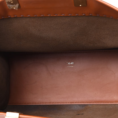 Fendi Vitello King Plexiglass Medium Fendi Sunshine Shopper Tote Cuoio 9 of 10