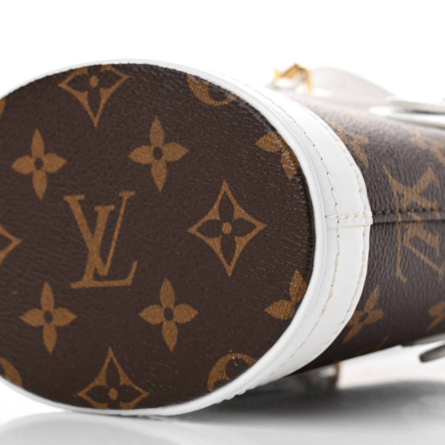 Louis Vuitton Monogram LV Match Nano Bucket Bag White 8 of 9