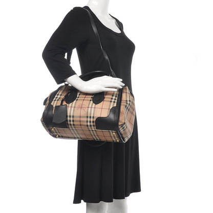 Burberry Haymarket Check Small Gladstone Black 2 of 10