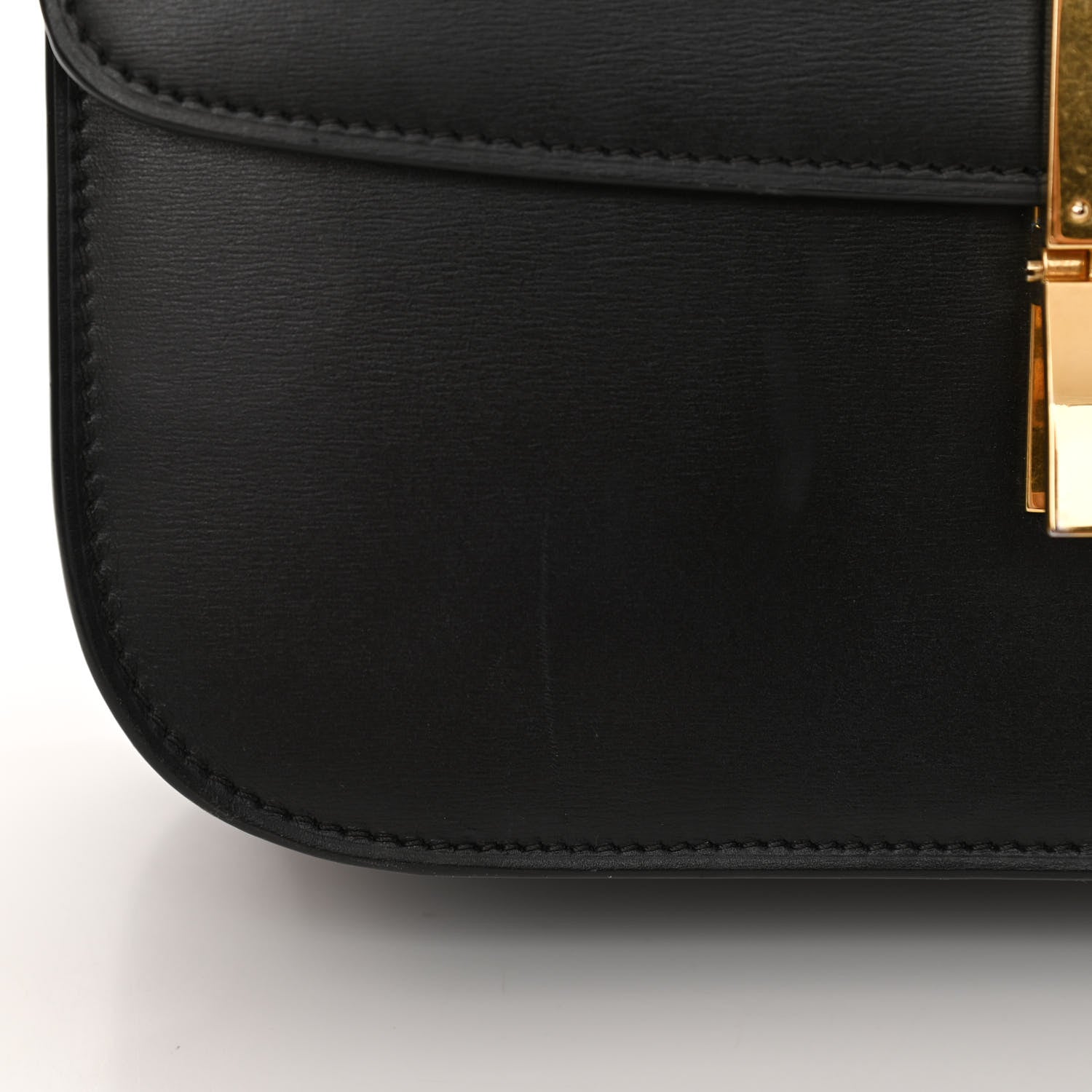 Celine Box Calfskin Medium Classic Box Flap Bag Black 11 of 14