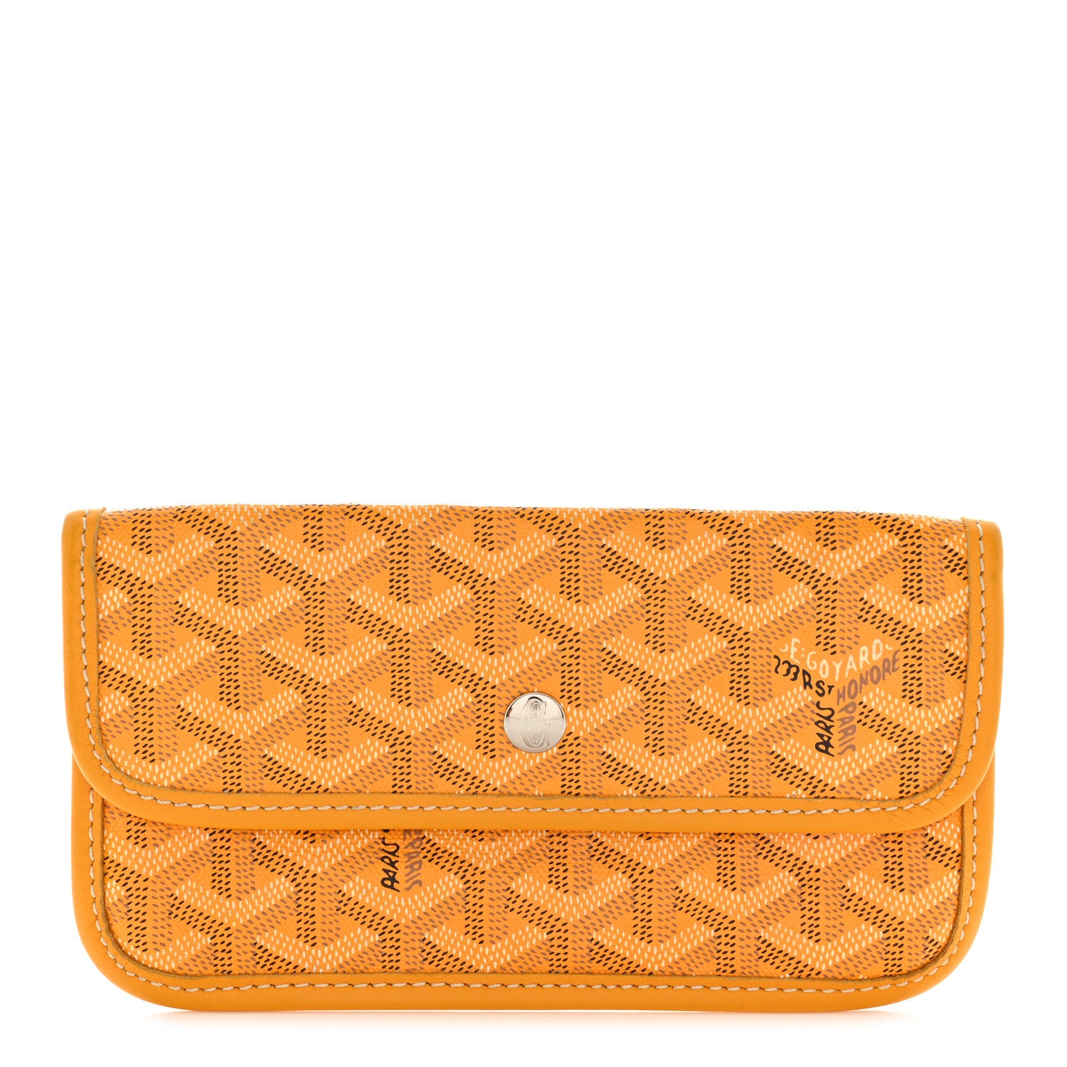 Goyard Goyardine Pouch Yellow 1 of 8
