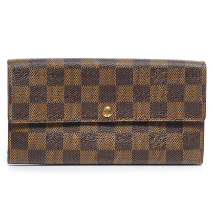 Louis Vuitton Damier Ebene Sarah Wallet 1 of 8