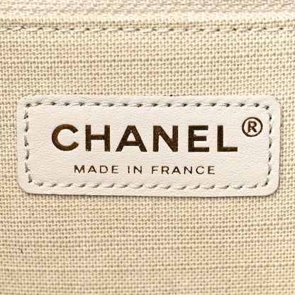 Chanel Mixed Fibers Small Deauville Tote Black 6 of 15