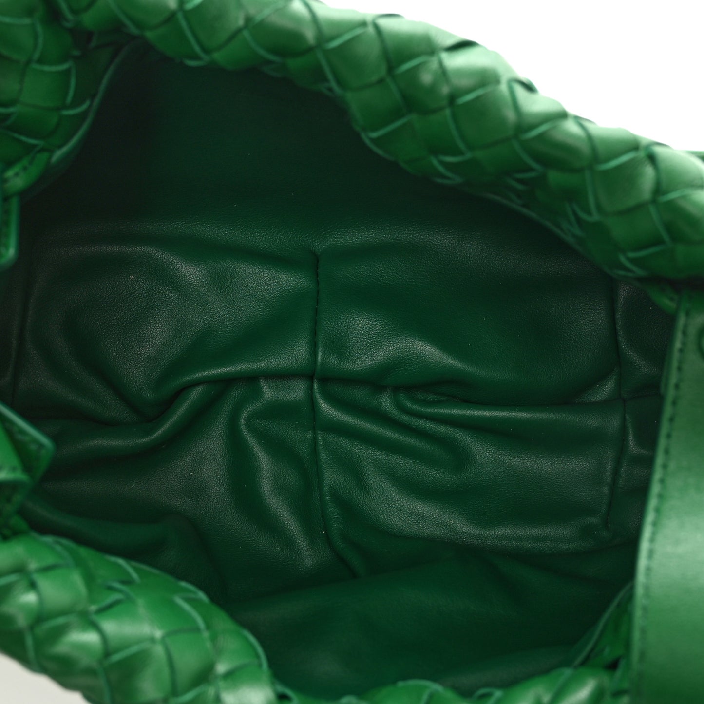Nappa Intrecciato Small Bulb Racing Green
