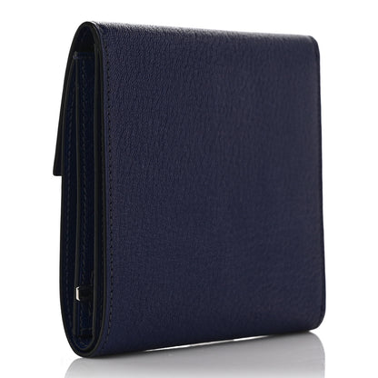 Hermes Chevre Mysore Clic 12 Wallet Bleu Electrique 3 of 8
