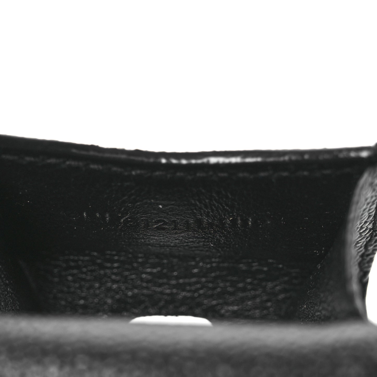 Grain De Poudre Monogram Airpods Case Black