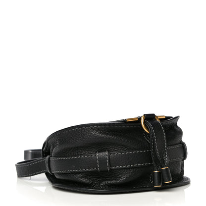 Chloe Calfskin Mini Marcie Round Crossbody Bag Black 4 of 19