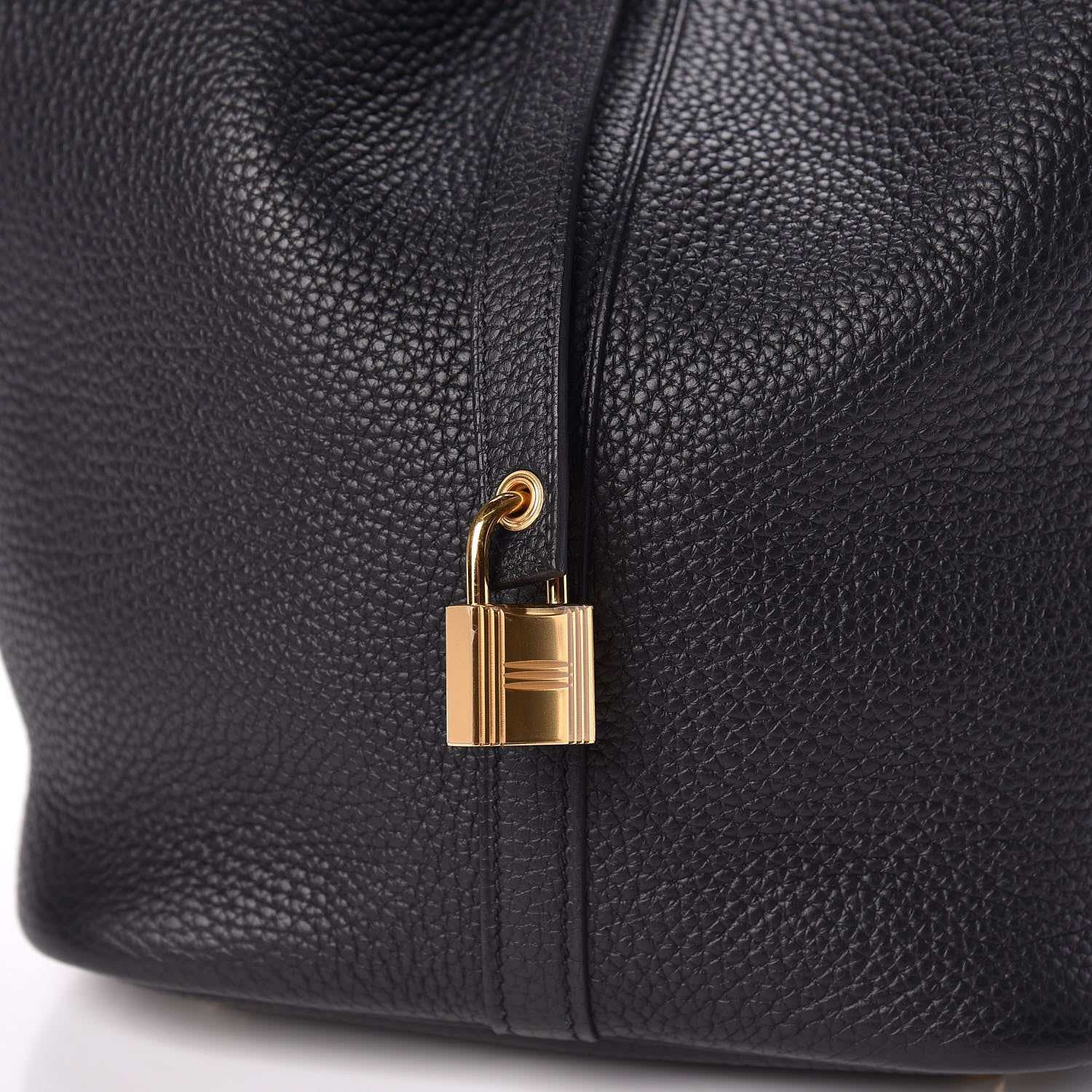 Hermes Taurillon Clemence Picotin Lock 22 MM Black 10 of 11