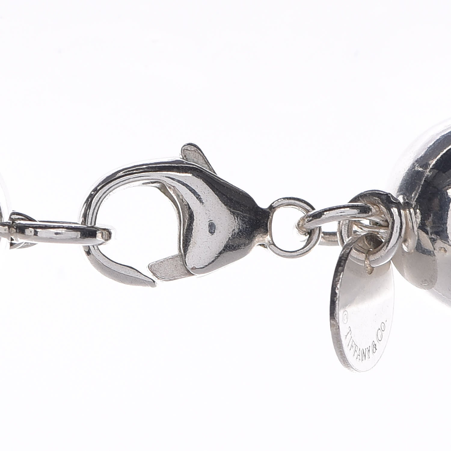 Tiffany Sterling Silver 10mm HardWear Ball Necklace 5 of 6